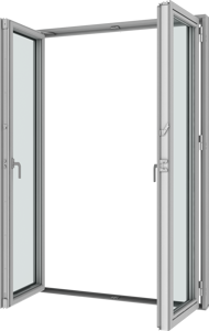 Master and slave leaf open