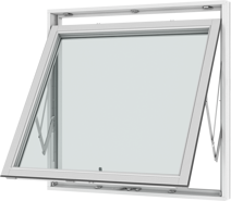 Tophung reversible window