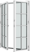 Casement door, 2-leaf