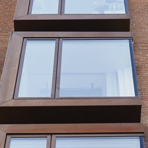 The silicone sealant is most visible on the left pane