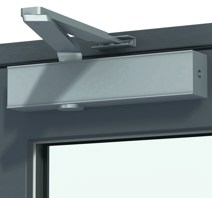 Door closer for inward opening doors