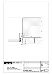 Fastgørelse i K-Mur-28E i bagmur