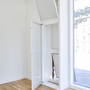 VELFAC russervinduesløsning med absorbent i lysningen