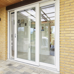 VELFAC Ribo wood/aluminium sliding door