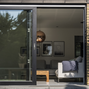 VELFAC Ribo wood/aluminium sliding door