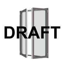 Vindusdør, 2-fløyet