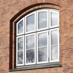 To-farvede vinduer