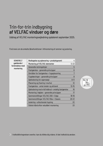Indbygning trin-for-trin, generelt for alle systemer