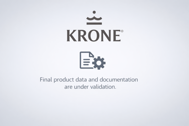 Endelige produktdata og dokumentation er under validering.