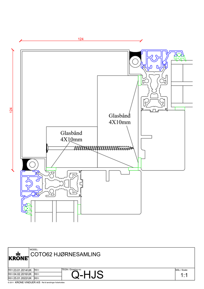 COto 62 hjørnesamling
