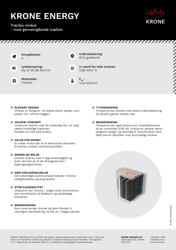 Datablad for KRONE Energy