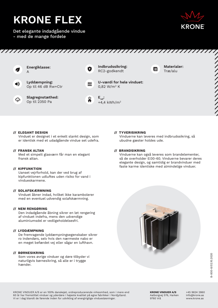 Datablad for KRONE Flex