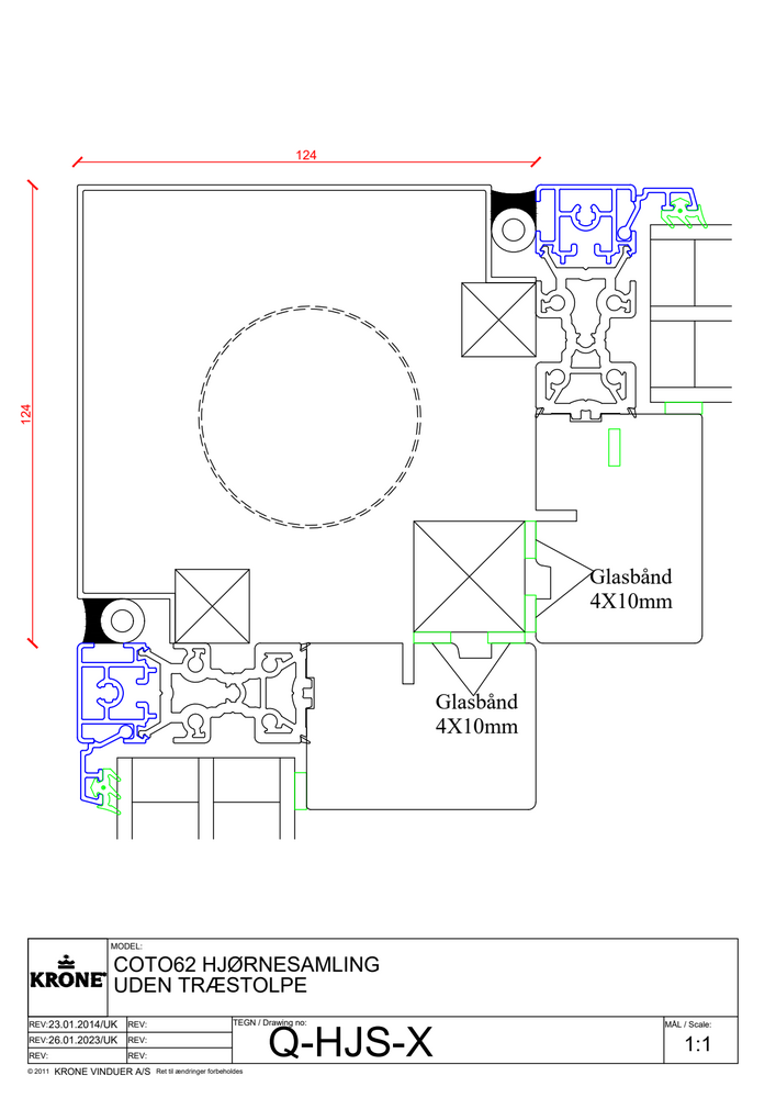 COto 62 – Hjørnesamling uden træstolpe