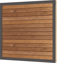 Non-ventilated VELFAC 200 Cedar panel