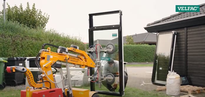 velfac 200 vindue   afmontering og genmontering af fast ramme
