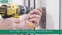 how to adjust velfac entrance door and patio door velfac ribo