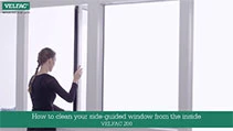 how to clean your side guided window from the inside velfac 200