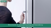 saa anvaender du spanjoletthandtag med barnsaekring velfac 200 och velfac edge