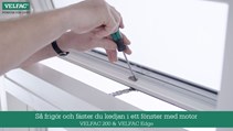 saa frigoer och faester du kedjan i ett foenster med motor velfac 200 och velfac edge